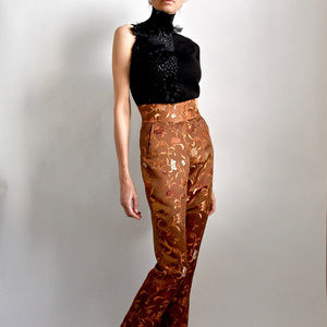 Palmiero London  High Waist Silk Pants